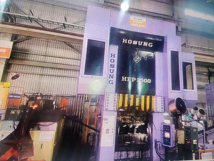 2500 tons Press Hot Forging Hosung