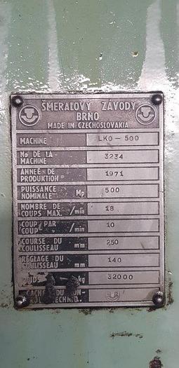 Used Press Hot Forging Smeral LKO500