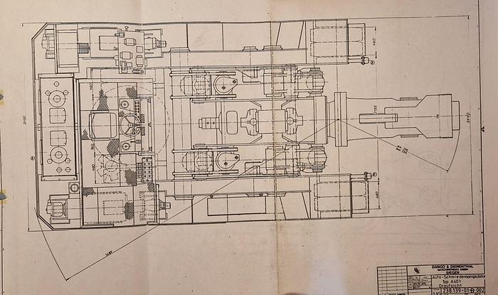 Used 15 tons Manipulator Dango & Dienenthal A40.1