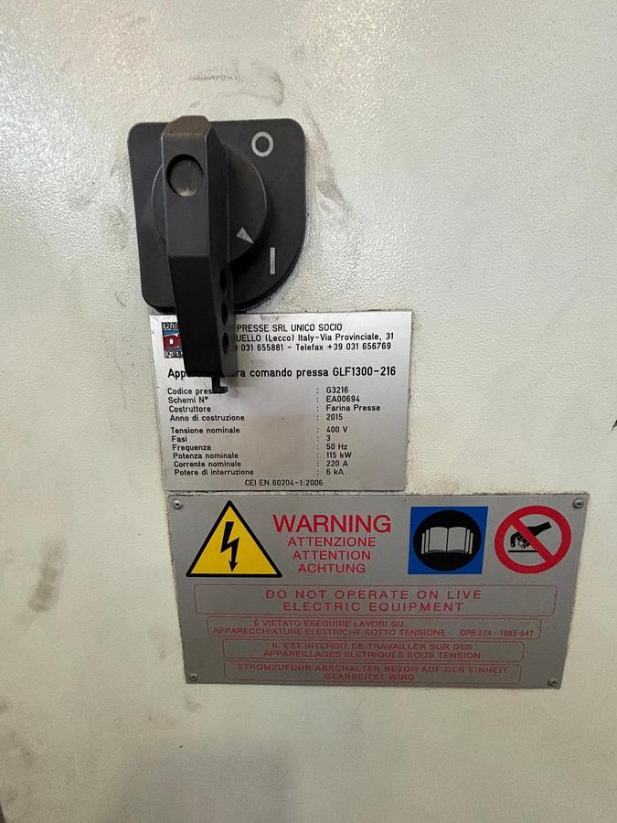 Used 1600 tons Press Hot Forging TMP Voronezh KB8042