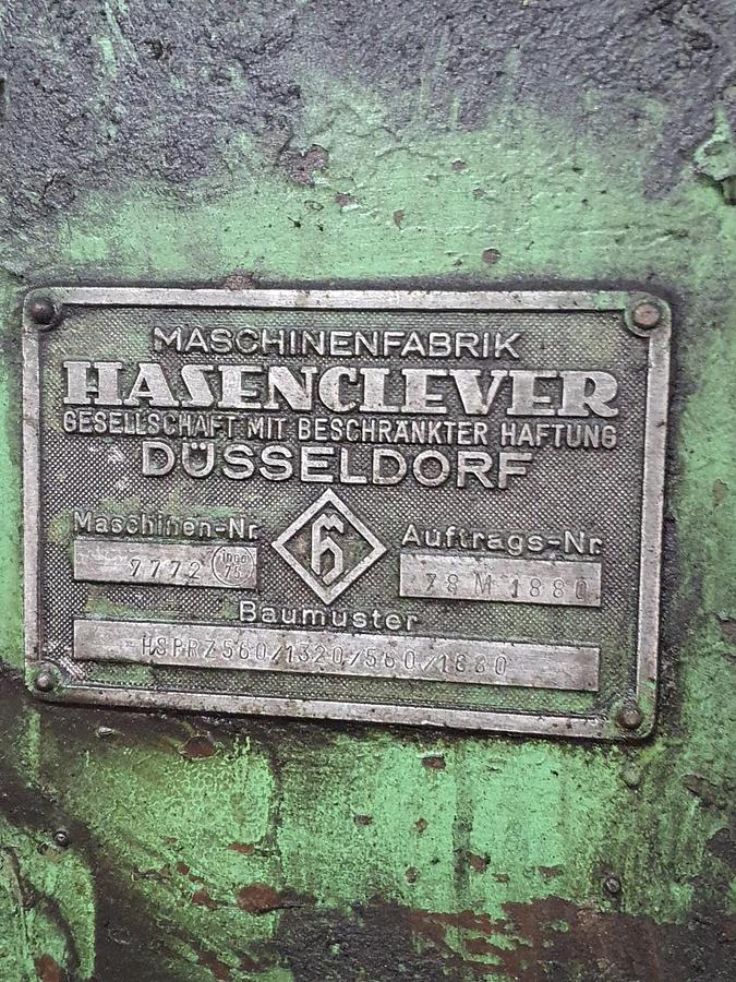 Used Press Friction Screw Hasenclever HSPRZ 560/1320/560/1680