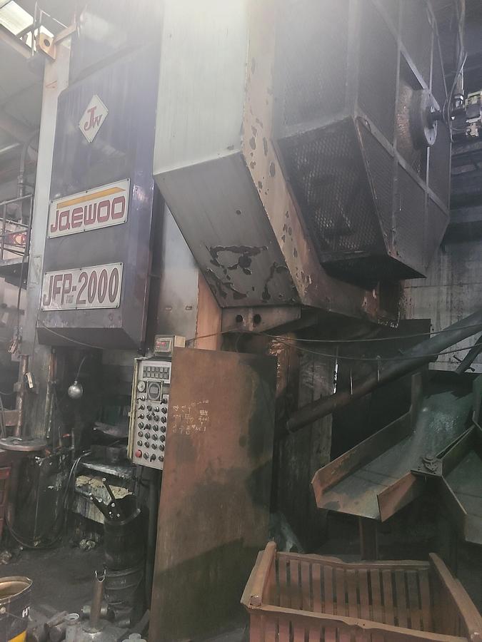 Used 2000 tons Hot Forging Line Jaewoo FP2000