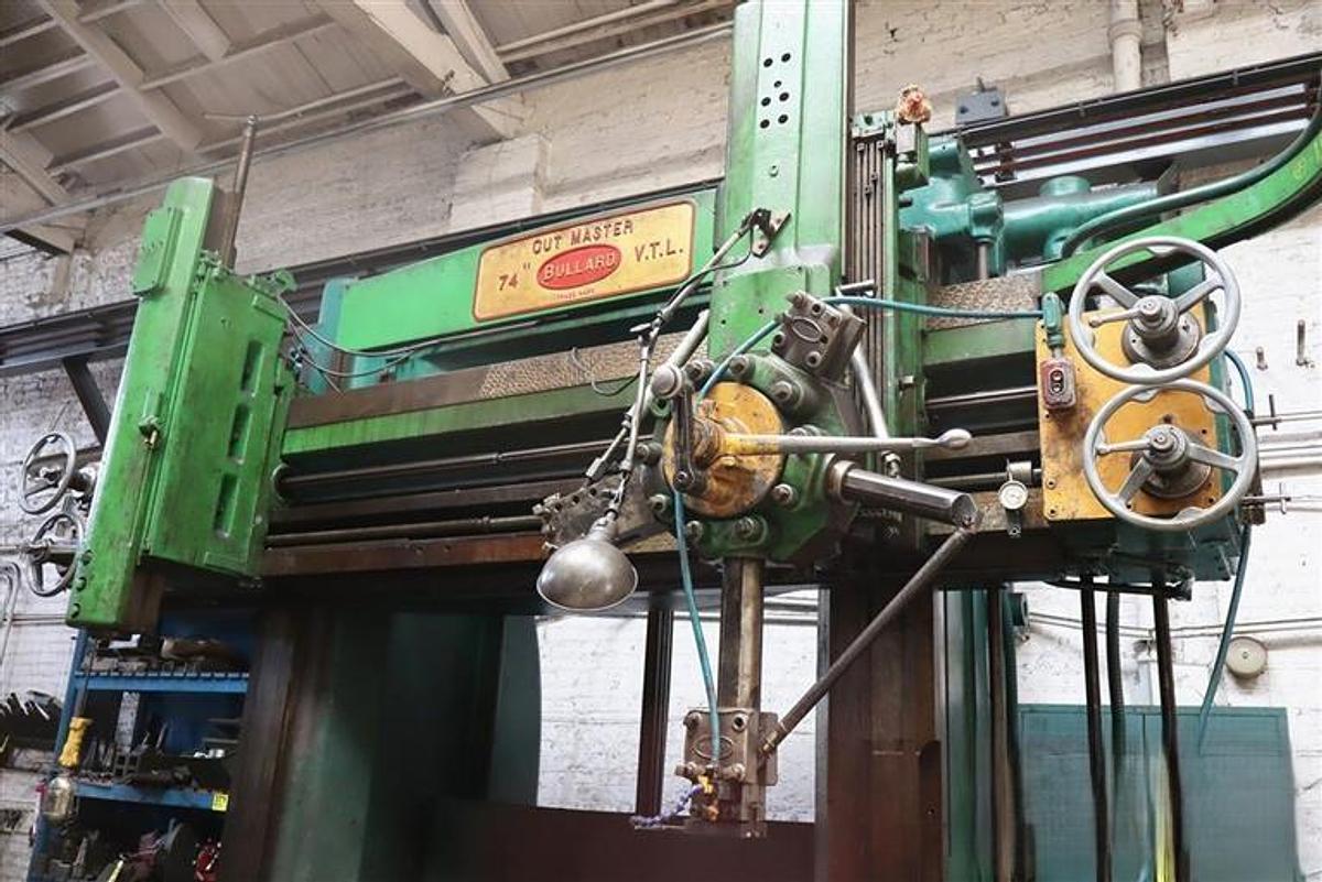 Used Lathe Vertical Turning Bullard 74-CutMaster