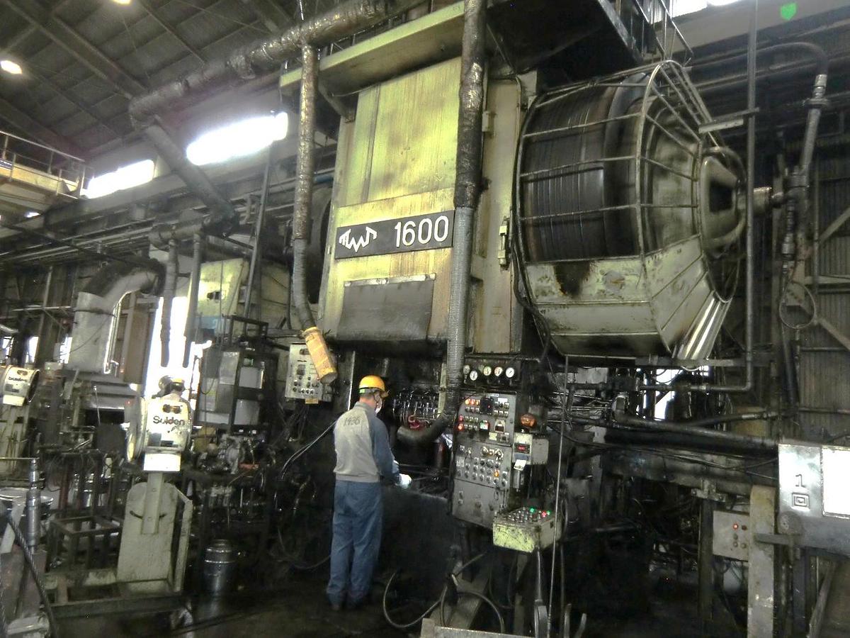 Used 1600 tons Press Hot Forging TMP Voronezh KG8042