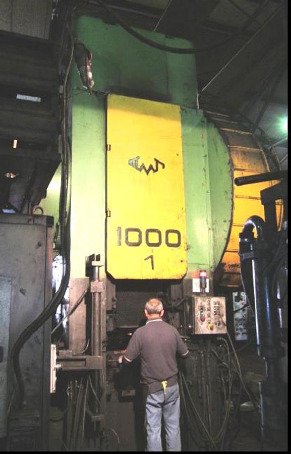 Refurbished 1000 tons Hot Forging Press TMP Voronezh 
