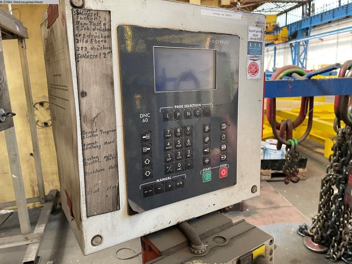 Used 1250 tons Press Brake Mechanical CNC 1987 Mengele H1250-10