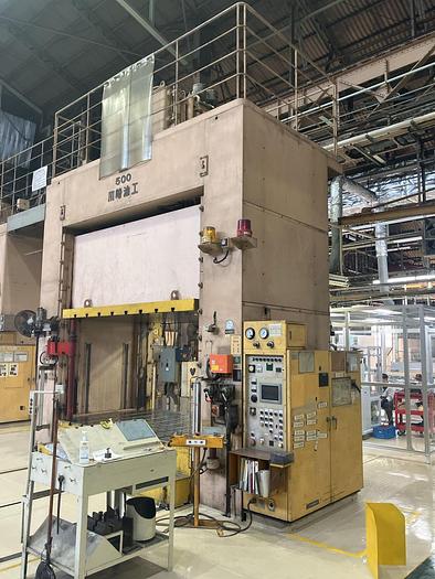 Used Press Sheet Stamping Hydraulic DPD-500 Kawasaki