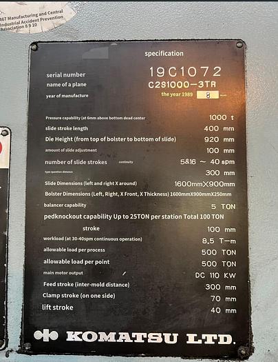 Used Press Hot Forging