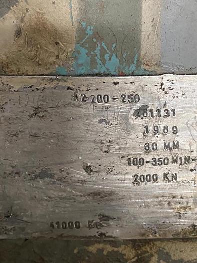 Used Press Sheet Stamping Mechanical Schuler German