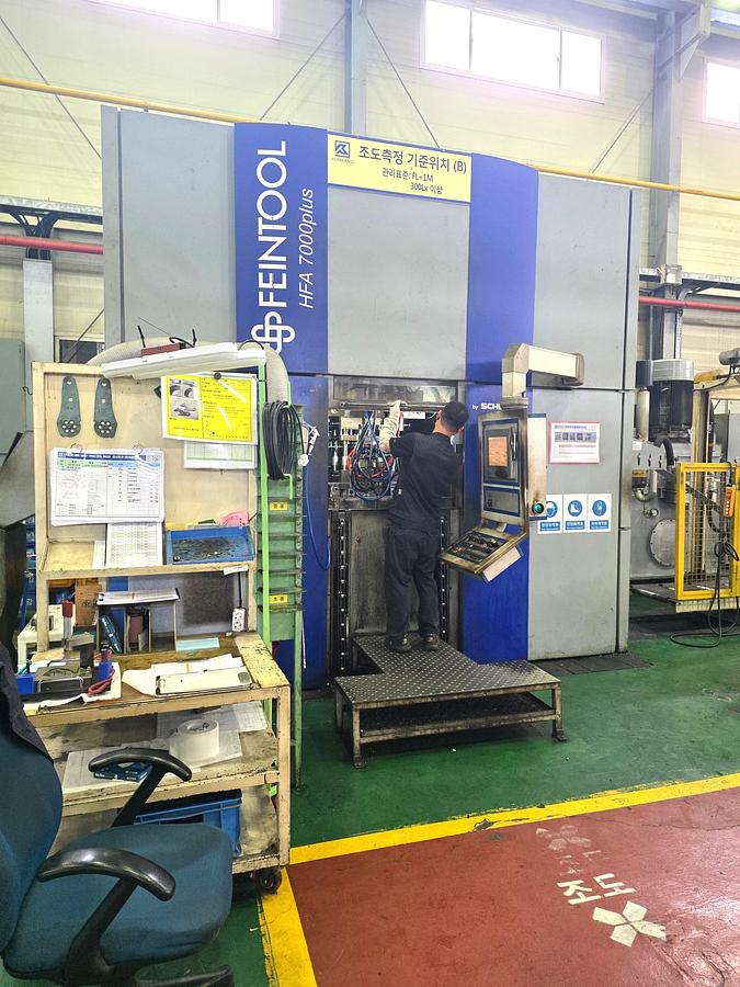 Used 700 tons Press Fineblanking Mechanical Schuler HFA7000Plus