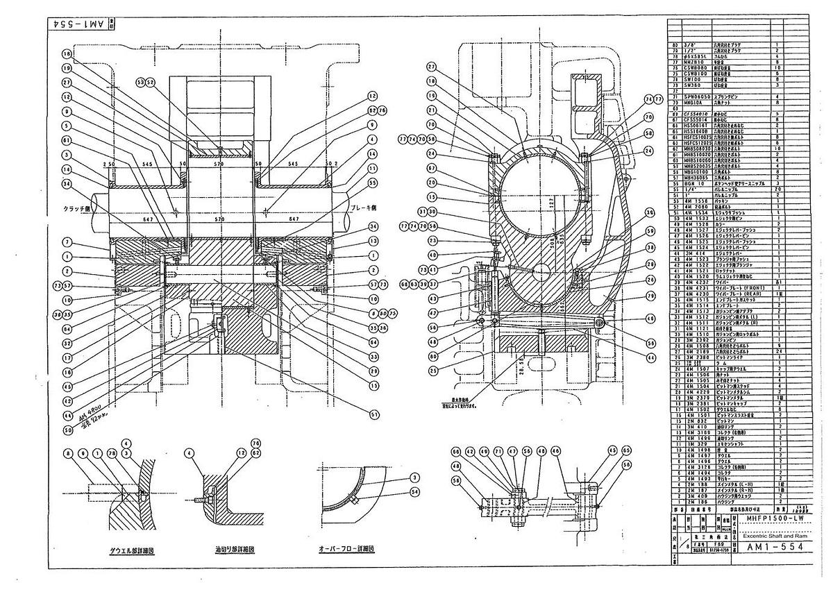 Used 1500 tons Hot Forging Line Nittan Massey