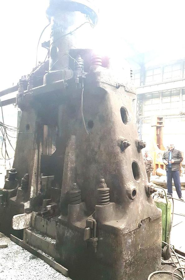 Used 2.5 tons Hammer Forging Pneumatic Huta MPM2000A