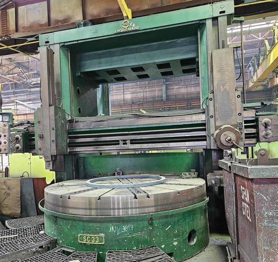 Used Lathe Vertical Turning Titan, Romania SC33