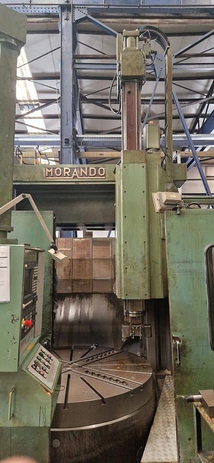 Used Lathe Vertical Turning CNC Morando KN20CNC