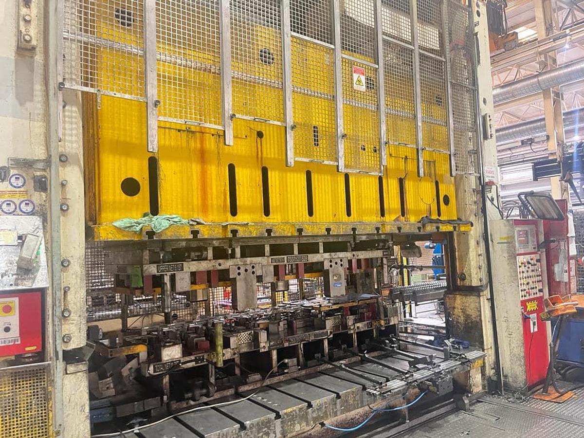 Used 800 tons Press Sheet Stamping Mechanical WMW Erfurt PKZV800FS