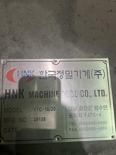 Used Turn Mill HNK VTC-16/20