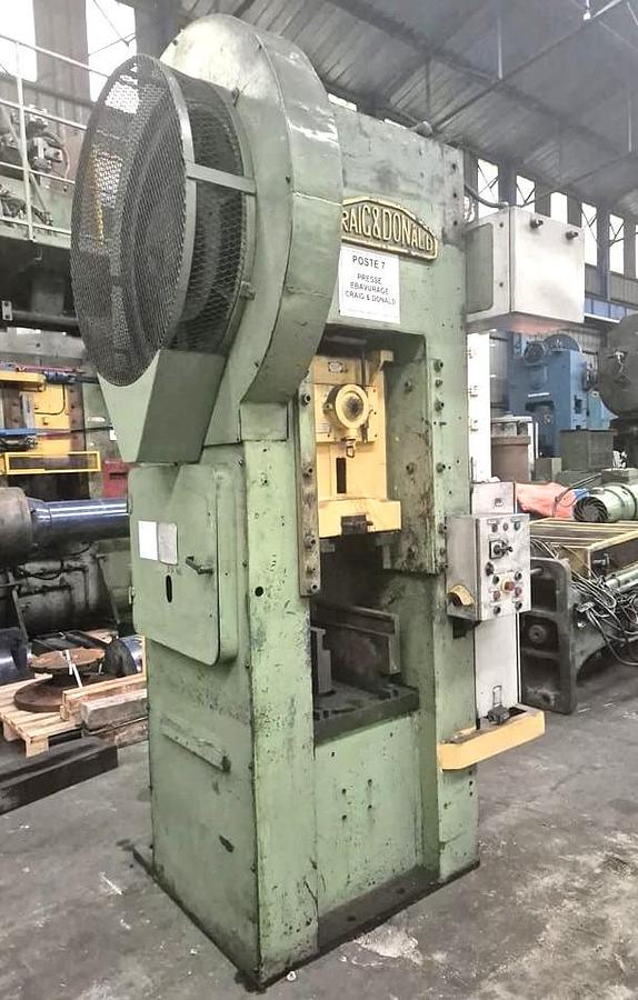 Used 125 tons Press Trimming Craig & Donald