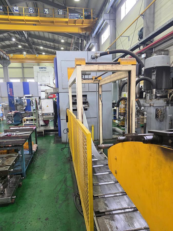Used 700 tons Press Fineblanking Mechanical Schuler HFA7000Plus