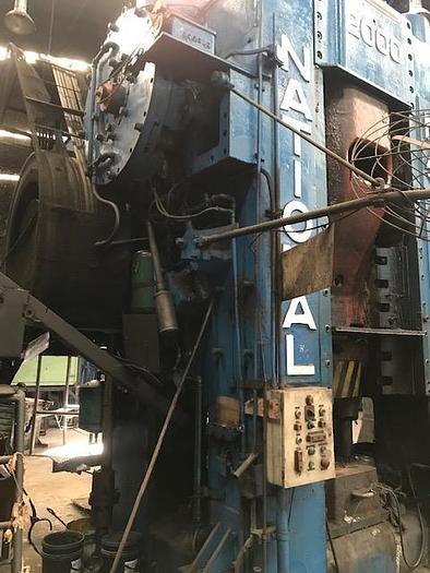 Used 2000 tons Press Hot Forging National Maxipress
