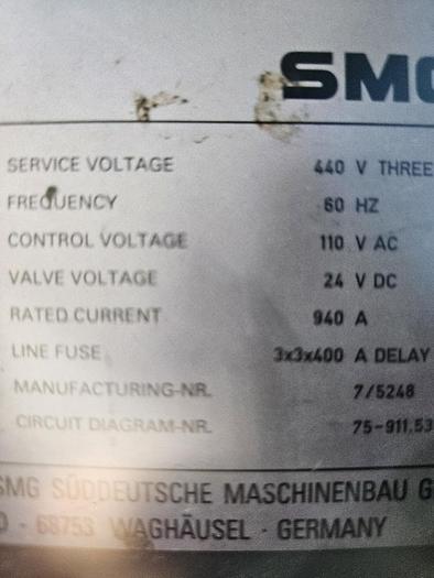 Used Press Cold Forging SMG