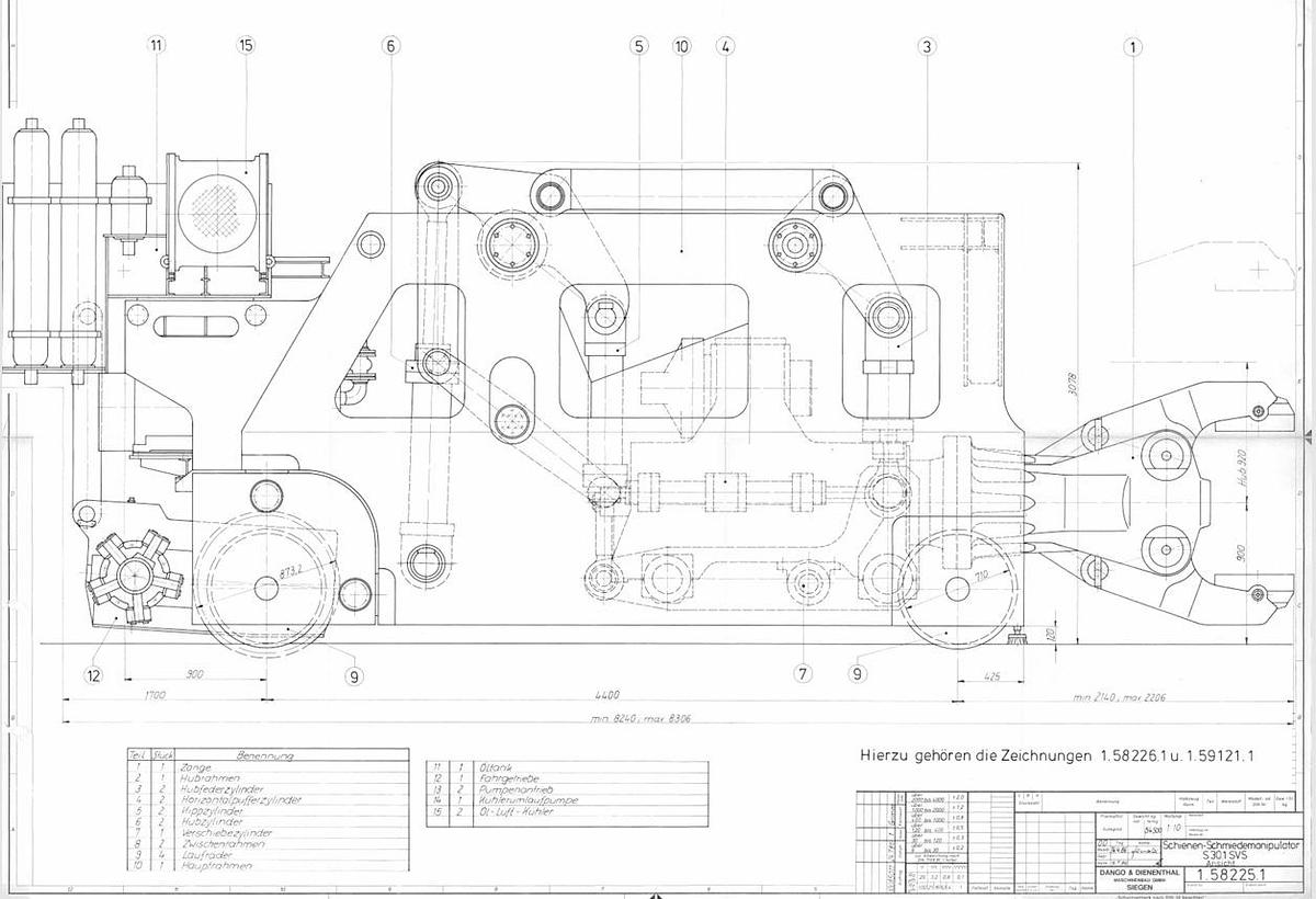 Used 12 tons Manipulator Dango & Dienenthal S30.1SVS