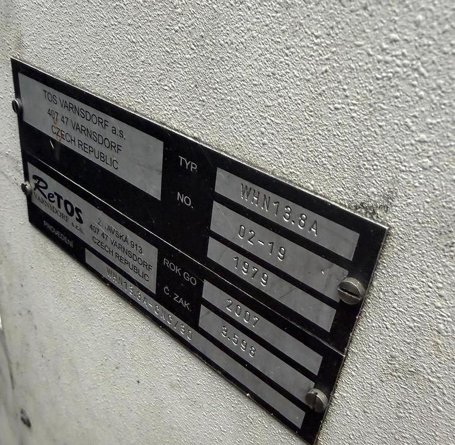 Used Borer Horizontal Table Type CNC Tos Varnsdorf WHN13A
