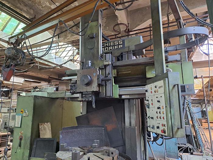 Used Lathe Vertical Turning Schiess Froriep