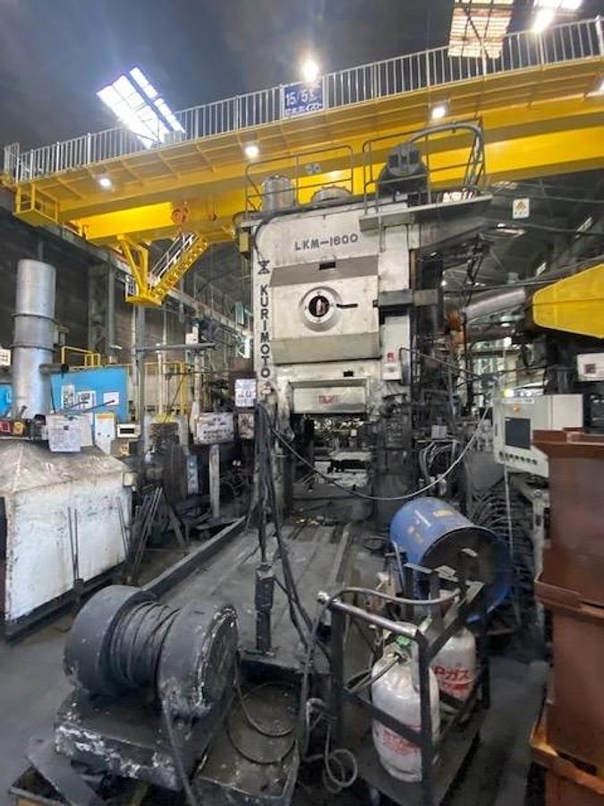 Used 1600 tons Hot Forging Line Kurimoto LKM1600