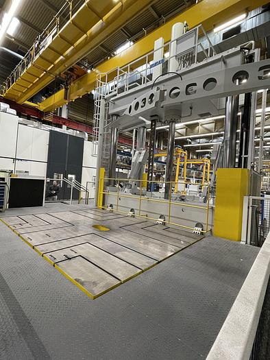 Used Press Die Spotting Hydraulic Reis TUS 400-250