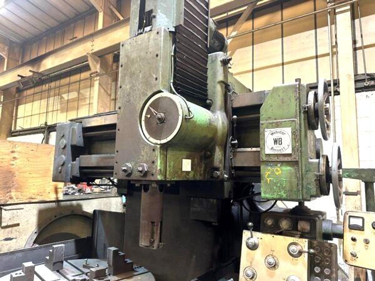 Used Lathe Vertical Turning Webster & Bennett