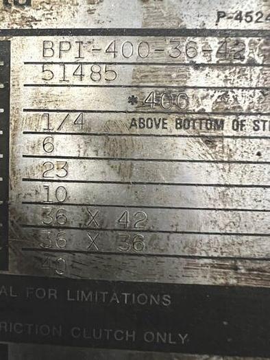 Used 500 tons Press Sheet Stamping Mechanical Niagara SC2-500-72-54