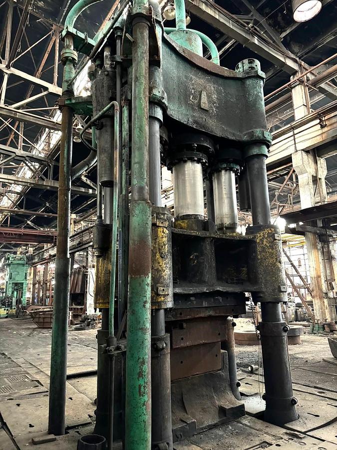 Used 1250 tons Press Forging Open Die Hydraulic Dnepropetrovsk PB1341