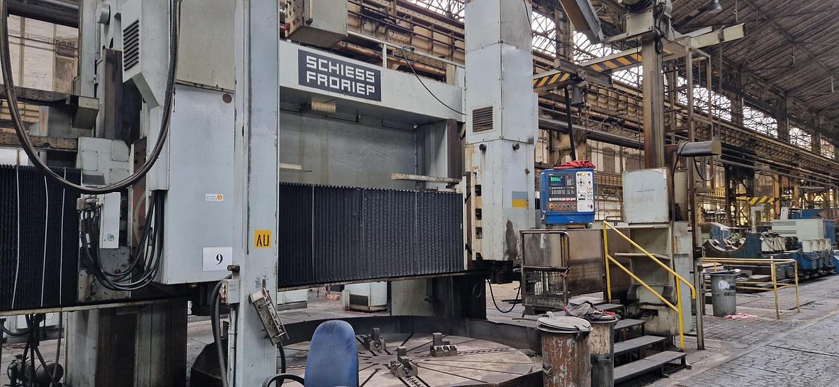 Used Lathe Vertical Turning CNC Schiess Froriep