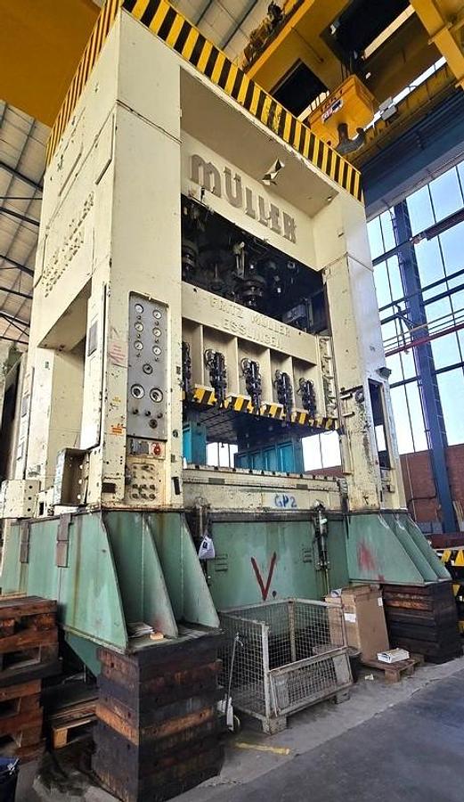 Used 800 tons Press Sheet Stamping Hydraulic Muller ZE800-35.2.1