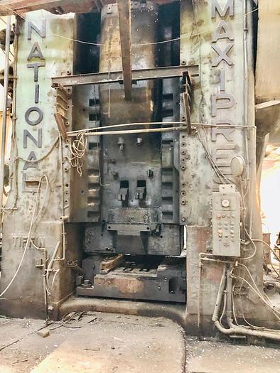 Used 6000 tons Press Hot Forging National Maxipress