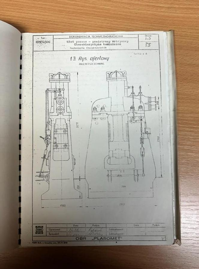Used 2005 Huta Zygmunt, Polish MPM3150