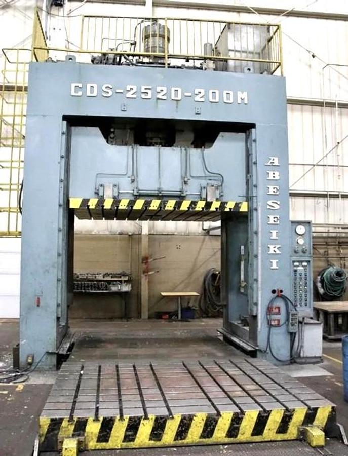 Used Press Die Spotting Hydraulic Abe Seiki,Japan CDS-2520-200M