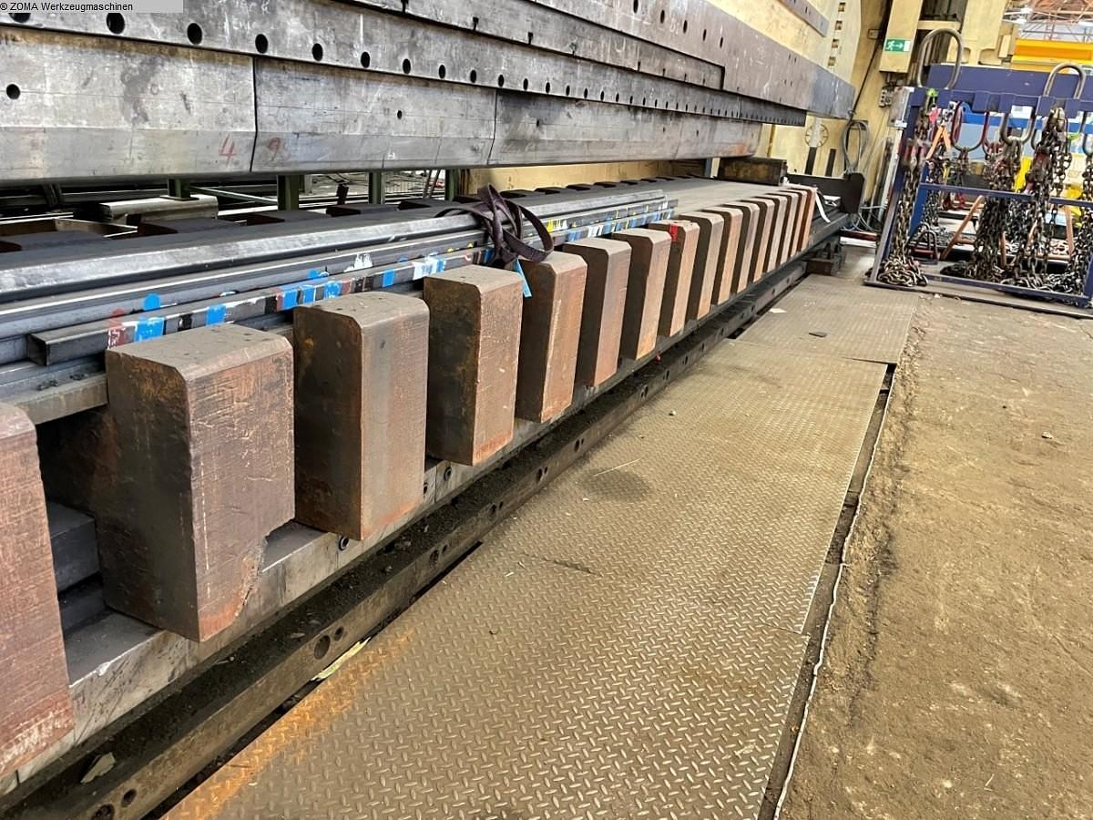 Used 1250 tons Press Brake Mechanical CNC 1987 Mengele H1250-10