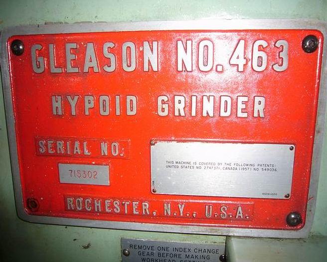 Used Gear Generator Spiral Bevel & Hypoid Gleason 463