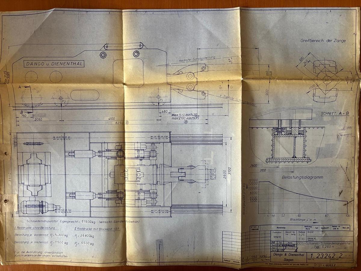 Used 13 tons Manipulator Dango & Dienenthal S260H