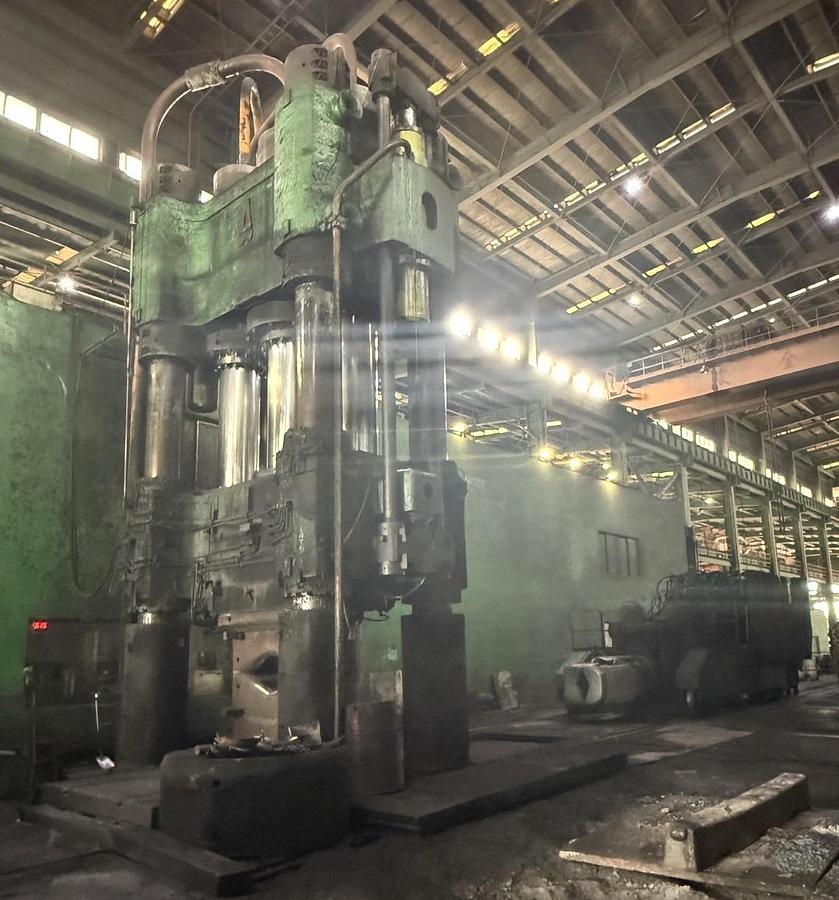Used 3150 tons Press Forging Open Die Hydraulic Denpro PA1345