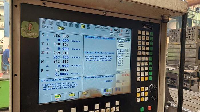 Used Borer Horizontal Ram Type CNC Skoda W160HCNC