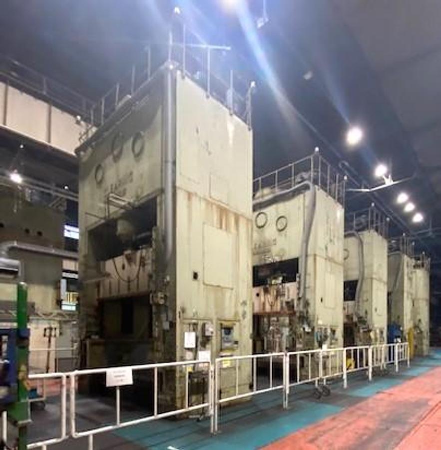 Used 500 tons Sheet Stamping Line Mechanical Clearing
