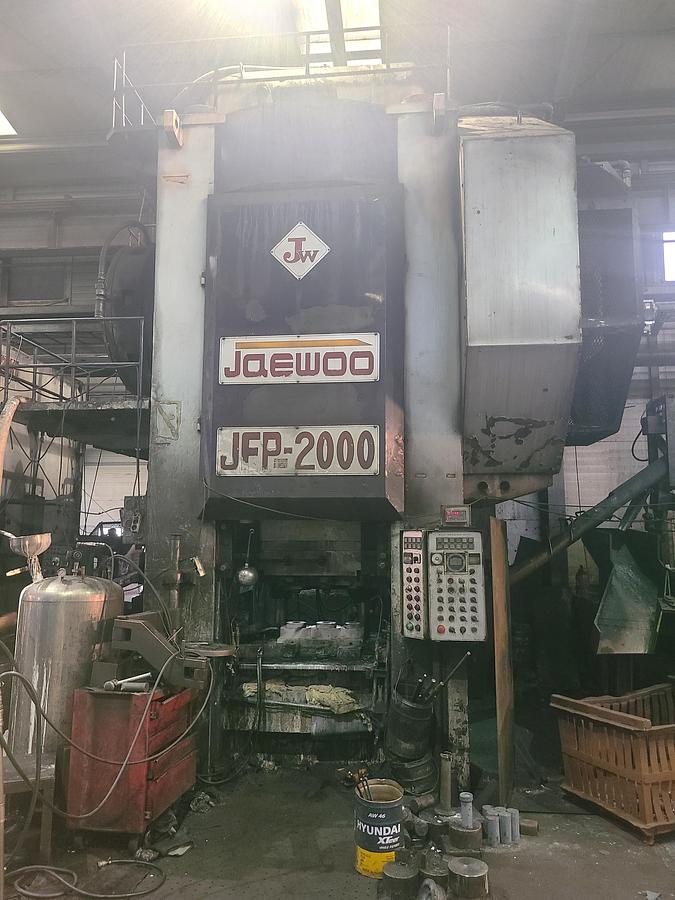 Used 2000 tons Hot Forging Line Jaewoo FP2000