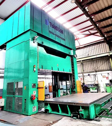 Used 1200 tons Press Sheet Stamping Hydraulic Tianjin YTC34-1200