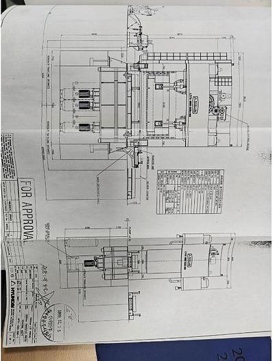 Used Press Transfer Mechanical Hyundai TF2-1000-550x150
