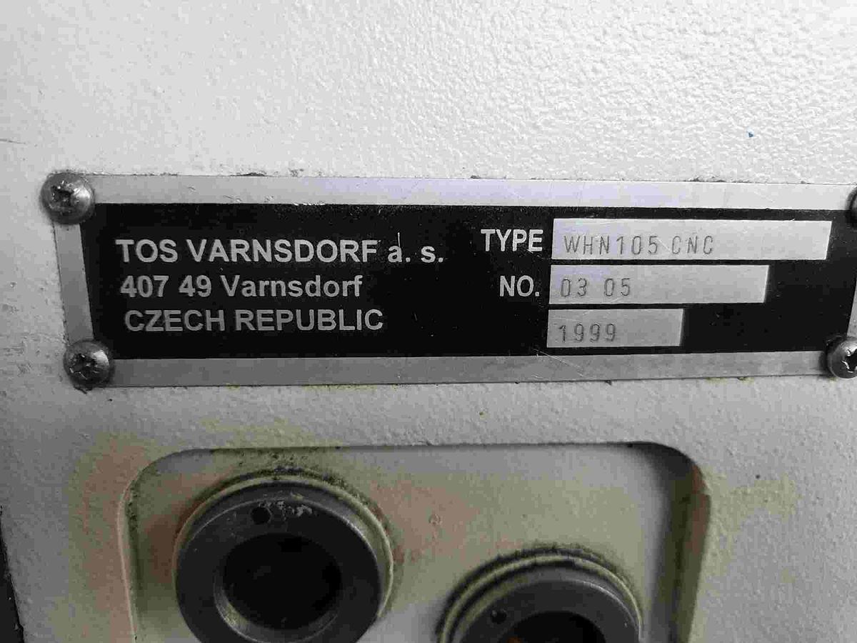 Used Borer Horizontal Table Type CNC Tos Varnsdorf WH105
