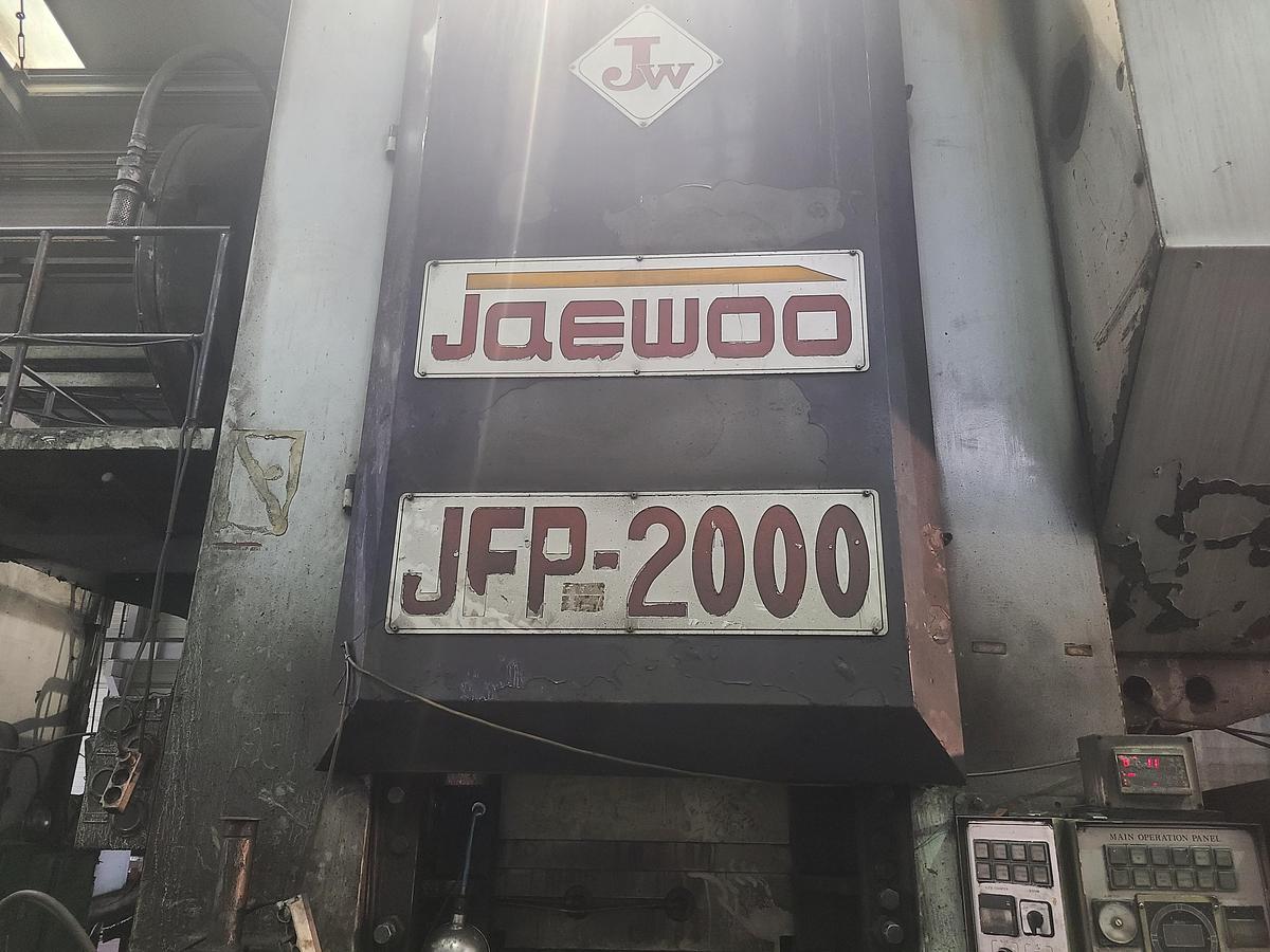 Used 2000 tons Hot Forging Line Jaewoo FP2000