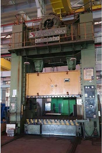 Used 400 tons Press Sheet Stamping Mechanical Ssangyong DE2P-400