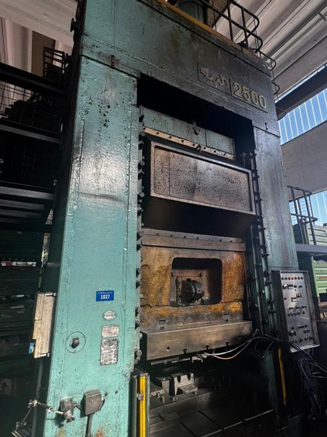 Used 2500 tons Press Knuckle Joint Coining TMP Voronezh Russia KB8044